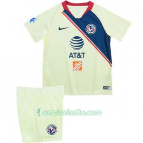 Camisolas de futebol Club América Criança Equipamento Principal 2018/19 Manga Curta
